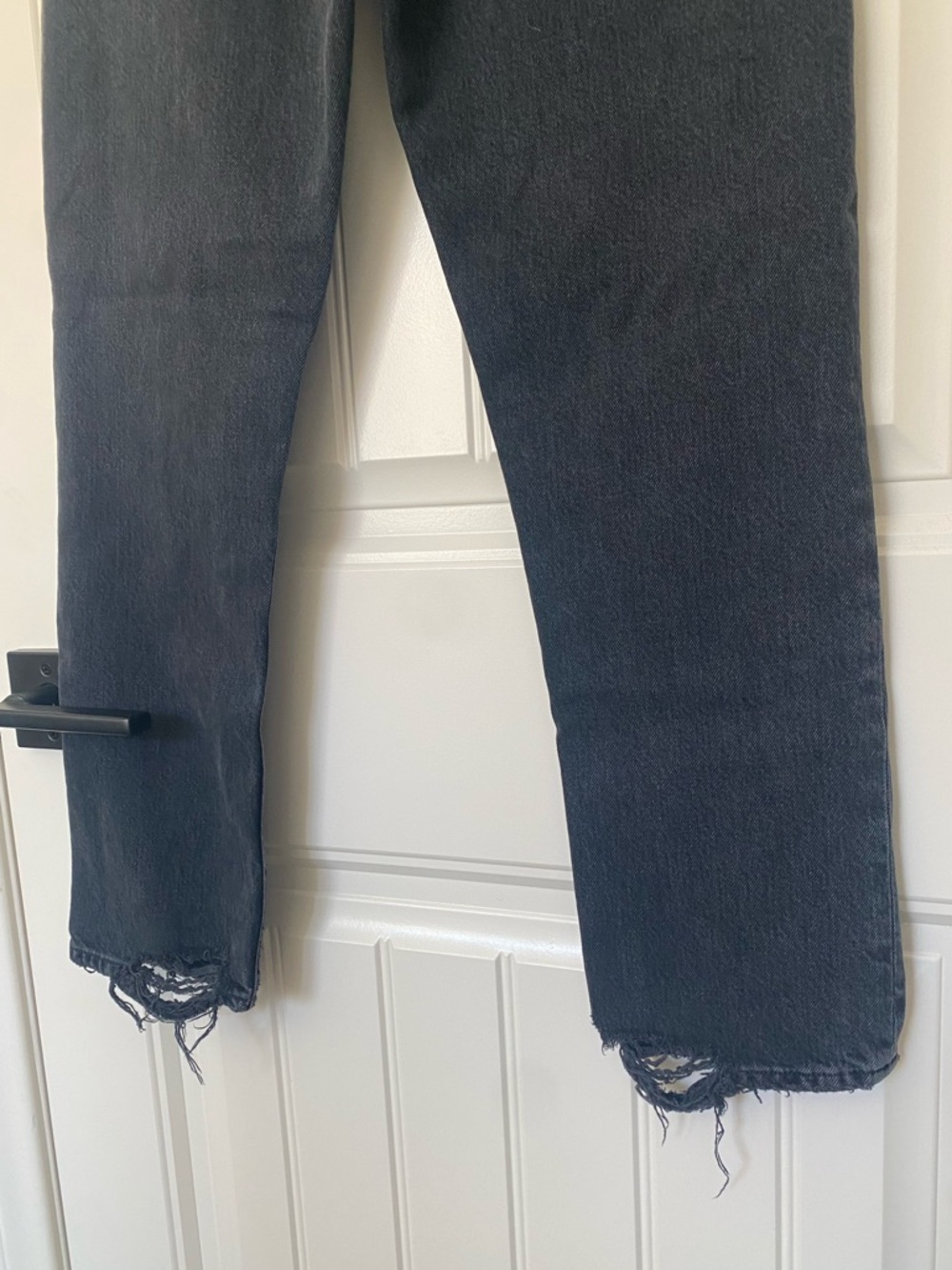 AGOLDE | Riley High Rise Straight Jean in Contraband - Picture 9 of 13
